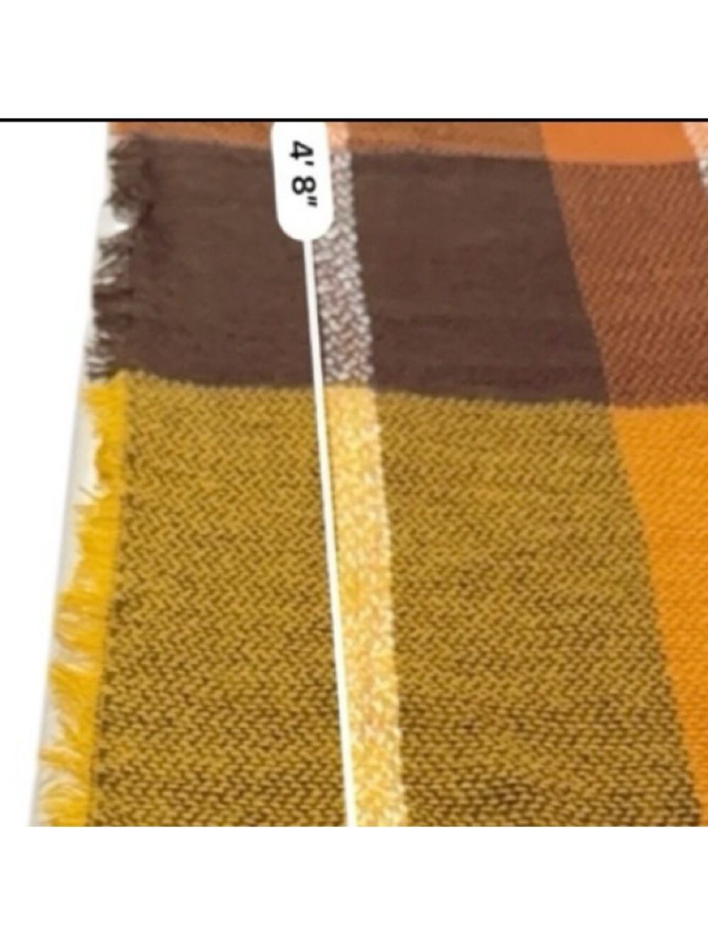 Oversized Plaid Blanket Scarf Shawl | Cozy & Stylish - Picture 8 of 15
